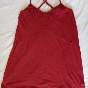 Women's large Roxy mini summer dress, red.
